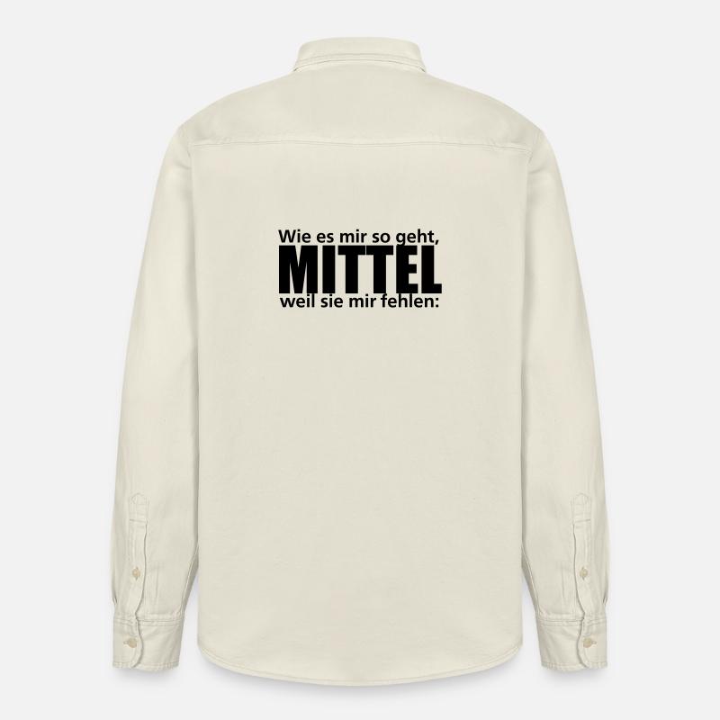 Mittel - Relaxed Fit Unisex Organic Hemd von Stanley/Stella - Natur