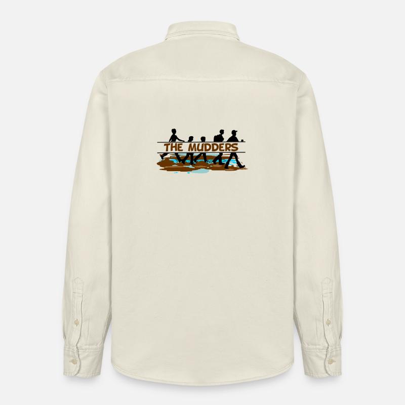 Les Mudders – L’Aventure des Wadden - Chemise unisexe coupe décontractée bio Stanley/Stella - écru doux