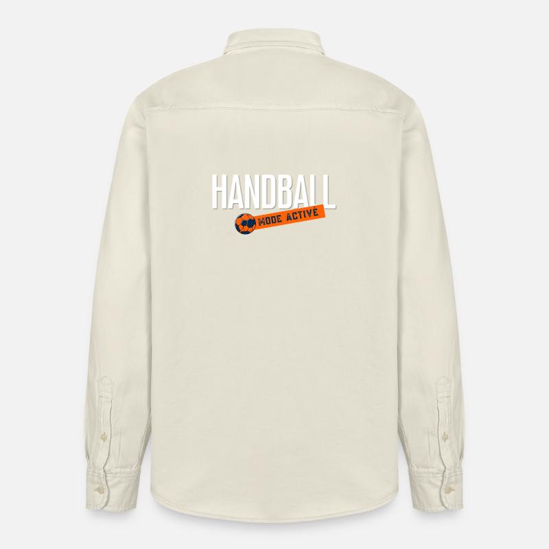 Handball Mode Actif - Chemise unisexe coupe décontractée bio Stanley/Stella - écru doux