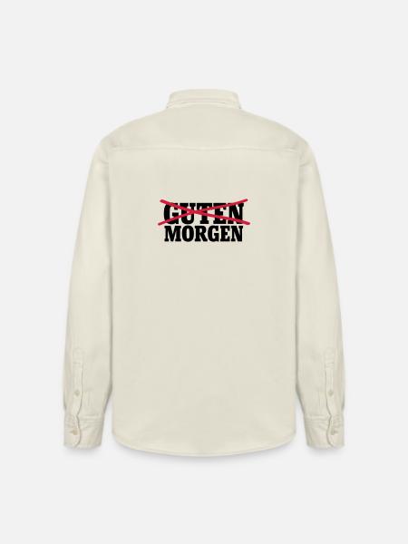 Guten Morgen - Relaxed Fit Unisex Organic Hemd von Stanley/Stella - Natur