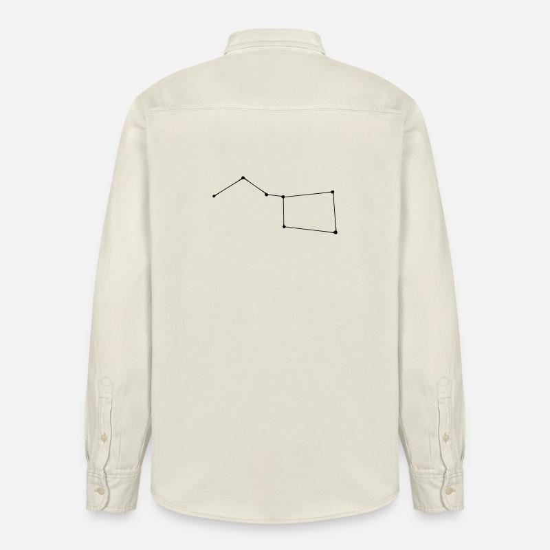 Constellation de la Grande Ourse - Chemise unisexe coupe décontractée bio Stanley/Stella - écru doux