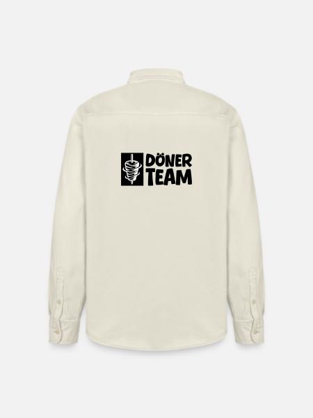 Döner Team - Relaxed Fit Unisex Organic Hemd von Stanley/Stella - Natur