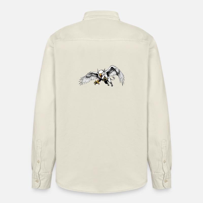 Rostocker Greif - Relaxed Fit Unisex Organic Hemd von Stanley/Stella - Natur