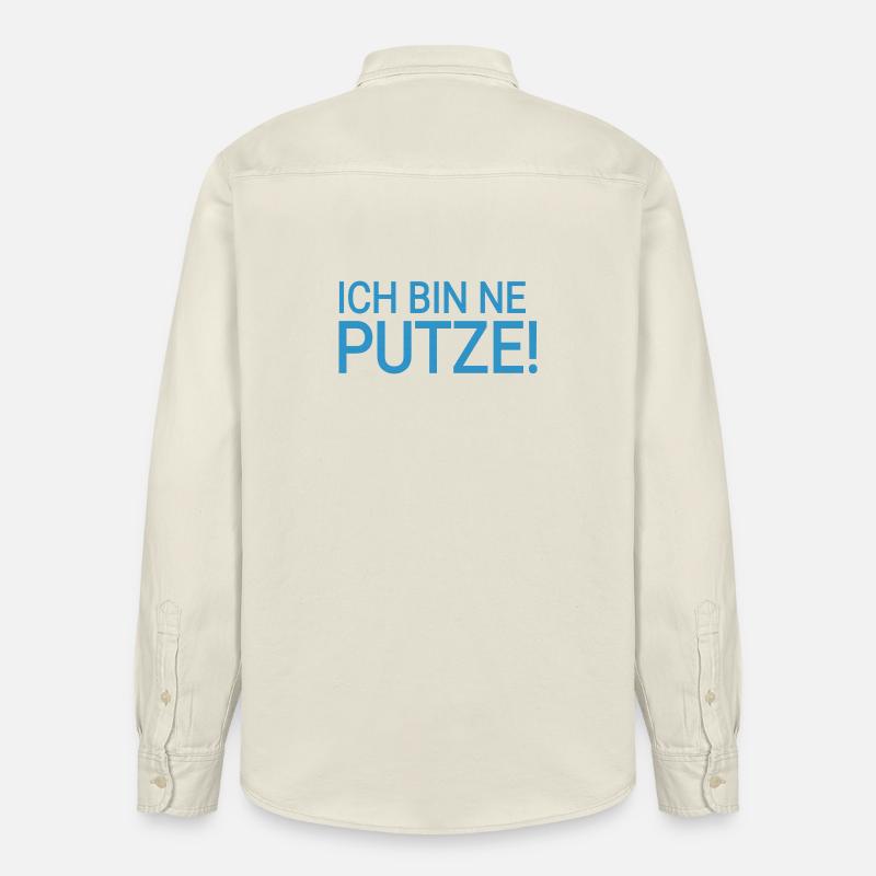 Putze  - Relaxed Fit Unisex Organic Hemd von Stanley/Stella - Natur