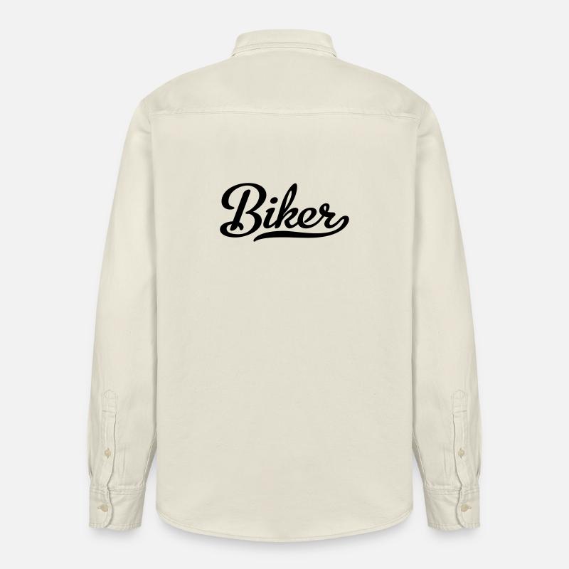 Biker - Chemise unisexe coupe décontractée bio Stanley/Stella - écru doux