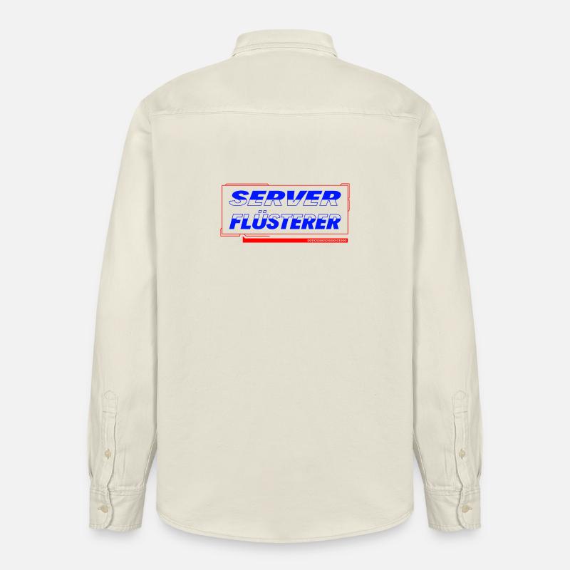 Server Flüsterer - Relaxed Fit Unisex Organic Hemd von Stanley/Stella - Natur