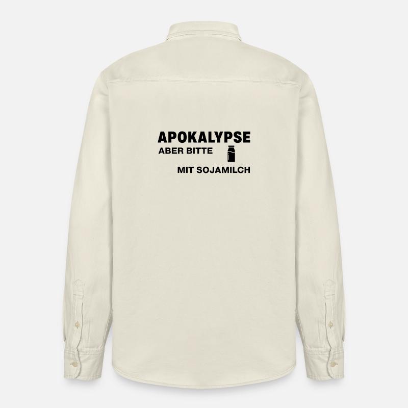 Apokalypse – aber bitte mit Sojamilch - Relaxed Fit Unisex Organic Hemd von Stanley/Stella - Natur