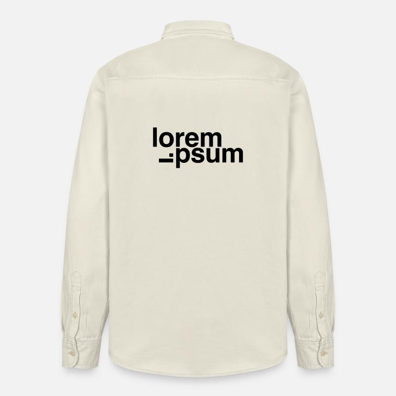 Loremipsum - Chemise unisexe coupe décontractée bio Stanley/Stella - écru doux