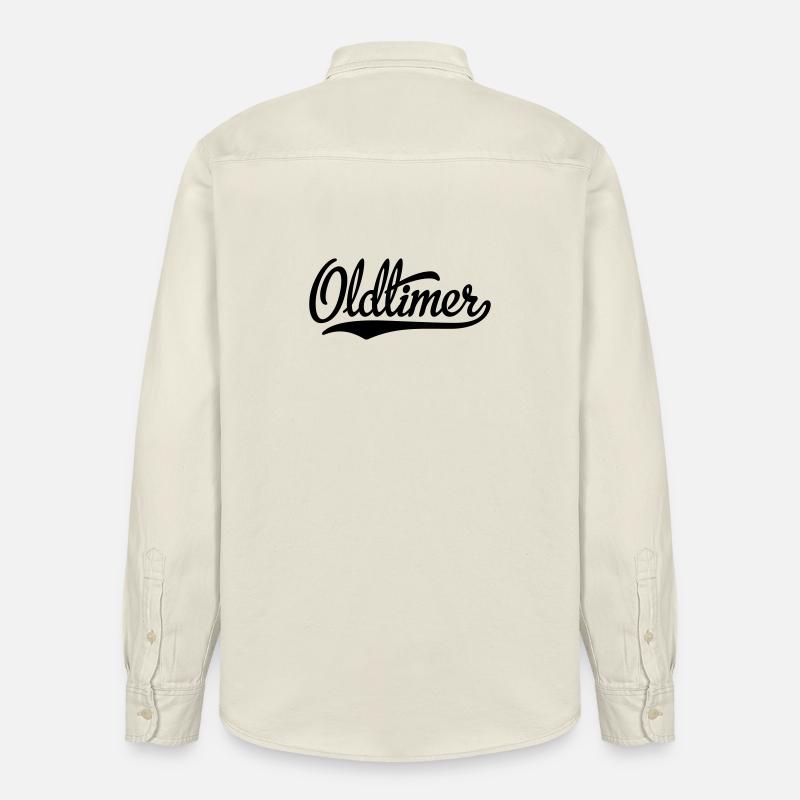 2541614 15507095 oldtimer - Relaxed Fit Unisex Organic Hemd von Stanley/Stella - Natur