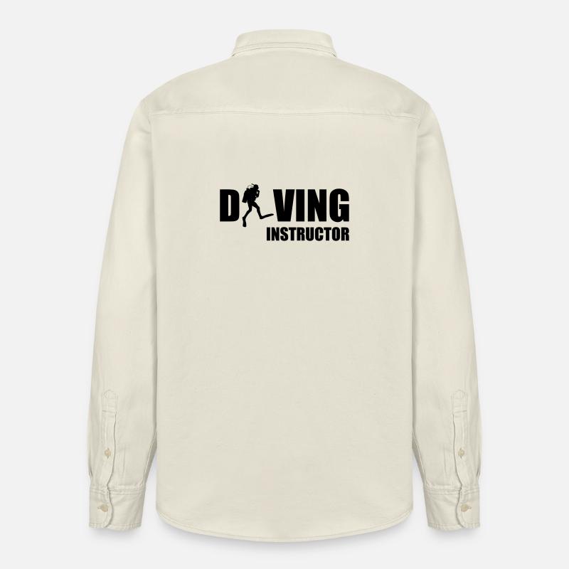 Diving Instructor - Chemise unisexe coupe décontractée bio Stanley/Stella - écru doux