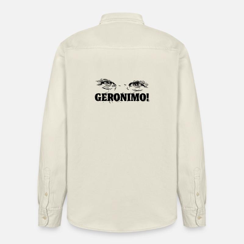Geronimo! - Chemise unisexe coupe décontractée bio Stanley/Stella - écru doux