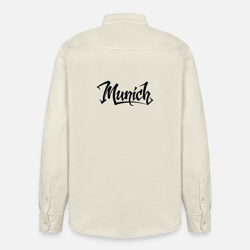 Conception de mandala de méditation consciente - Chemise unisexe coupe décontractée bio Stanley/Stella - écru doux