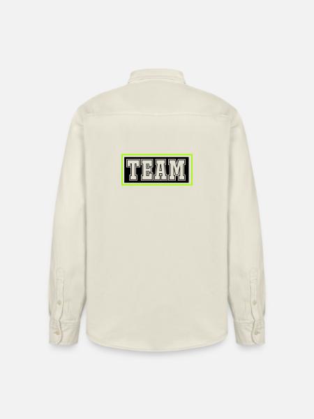 Team - Relaxed Fit Unisex Organic Shirt by Stanley/Stella - soft Ecru