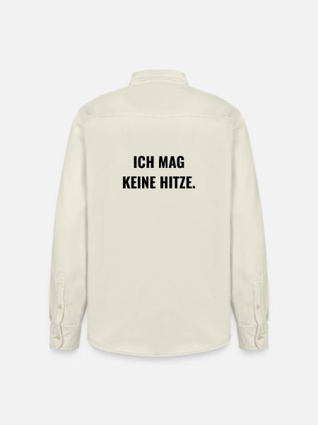 Ich mag keine Hitze. - Relaxed Fit Unisex Organic Hemd von Stanley/Stella - Natur