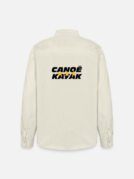 Canoë Kayak - Chemise unisexe coupe décontractée bio Stanley/Stella - écru doux