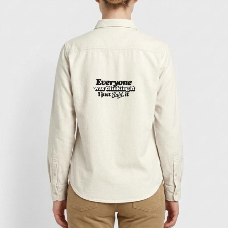 Application de la conception de la pensée créative Chemise unisexe coupe décontractée bio Stanley/Stella