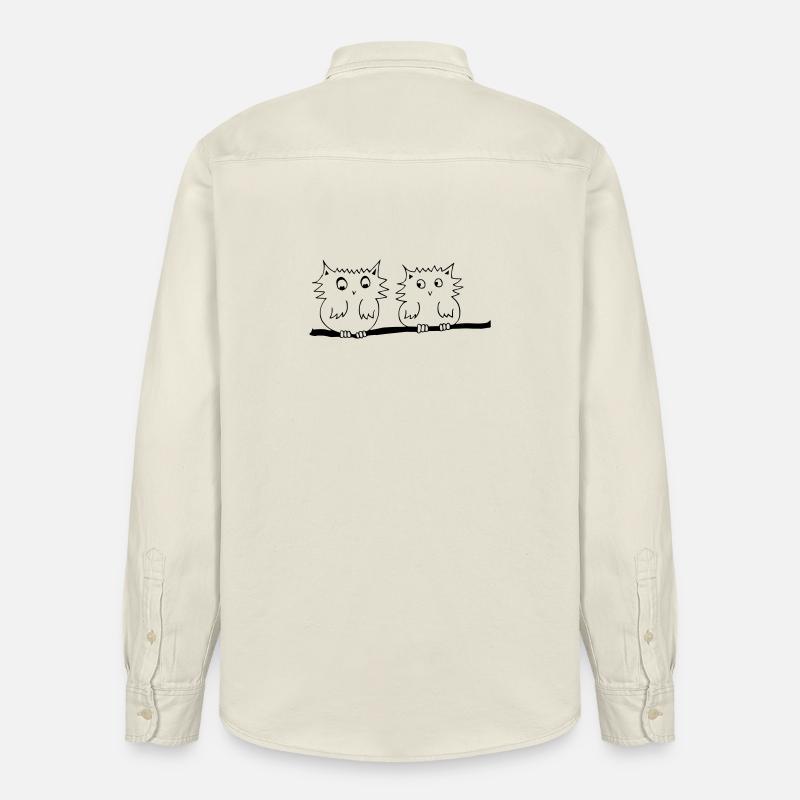 Käutzchen - Das Original par heavenlygoods - Chemise unisexe coupe décontractée bio Stanley/Stella - écru doux