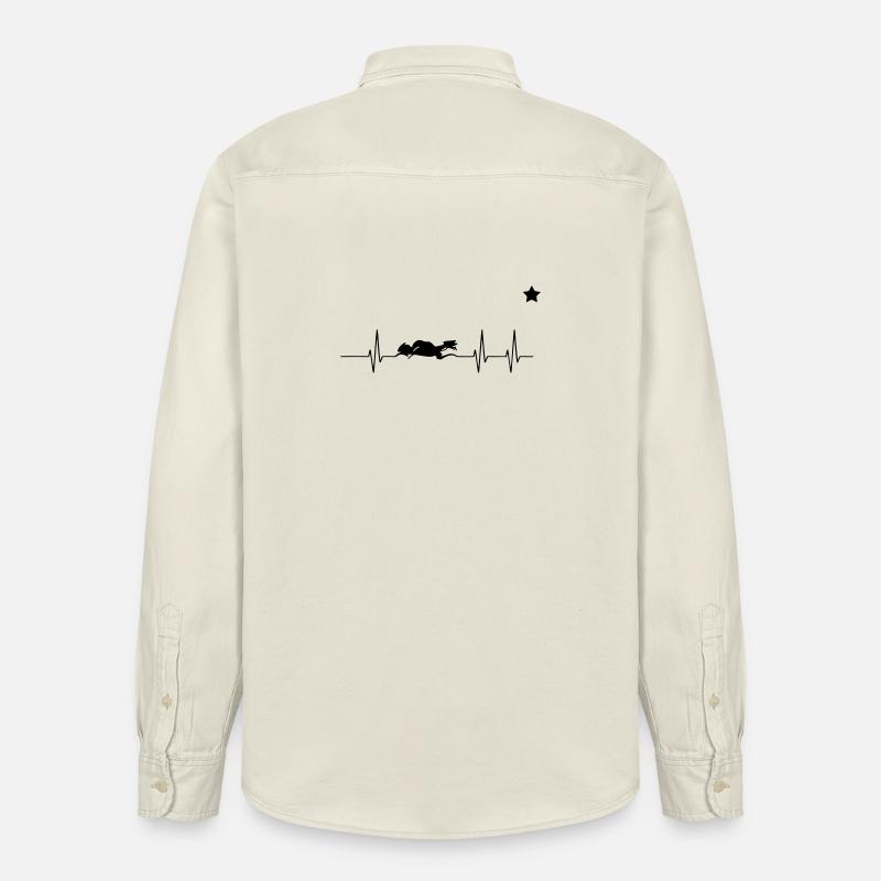 mottorad herz - Relaxed Fit Unisex Organic Hemd von Stanley/Stella - Natur