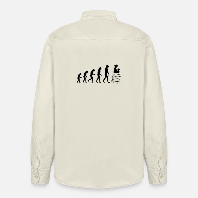 Lire l'évolution - Chemise unisexe coupe décontractée bio Stanley/Stella - écru doux