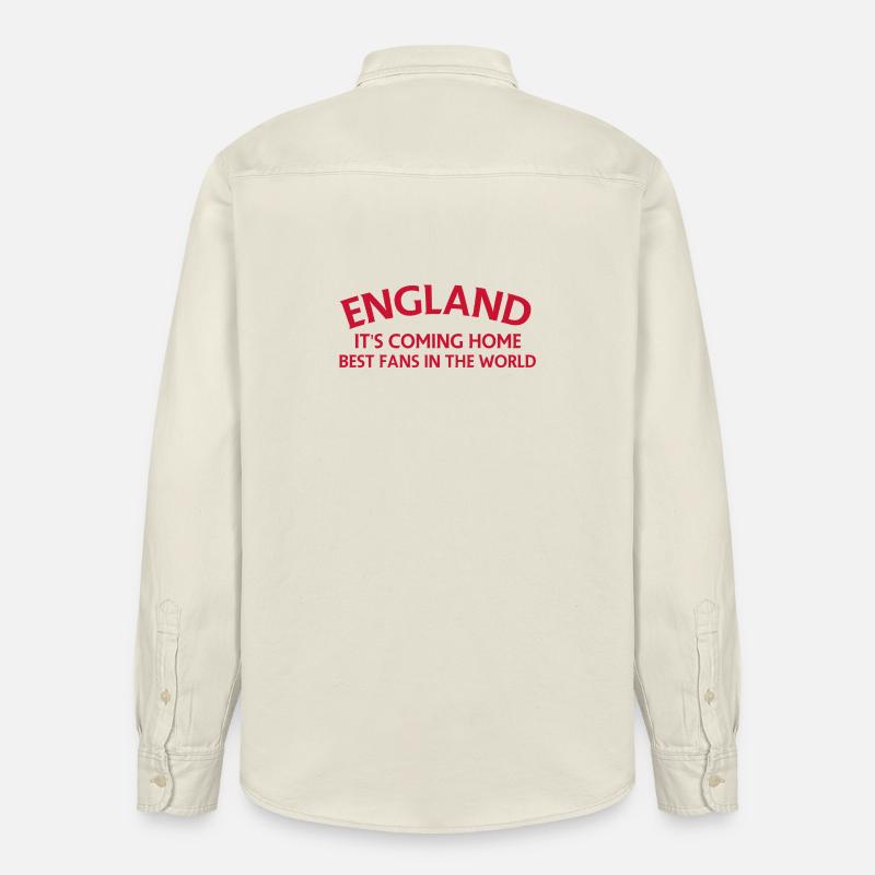 Tribut der englischen Heimfans - Relaxed Fit Unisex Organic Hemd von Stanley/Stella - Natur