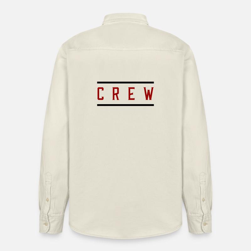 Crew - Relaxed Fit Unisex Organic Hemd von Stanley/Stella - Natur