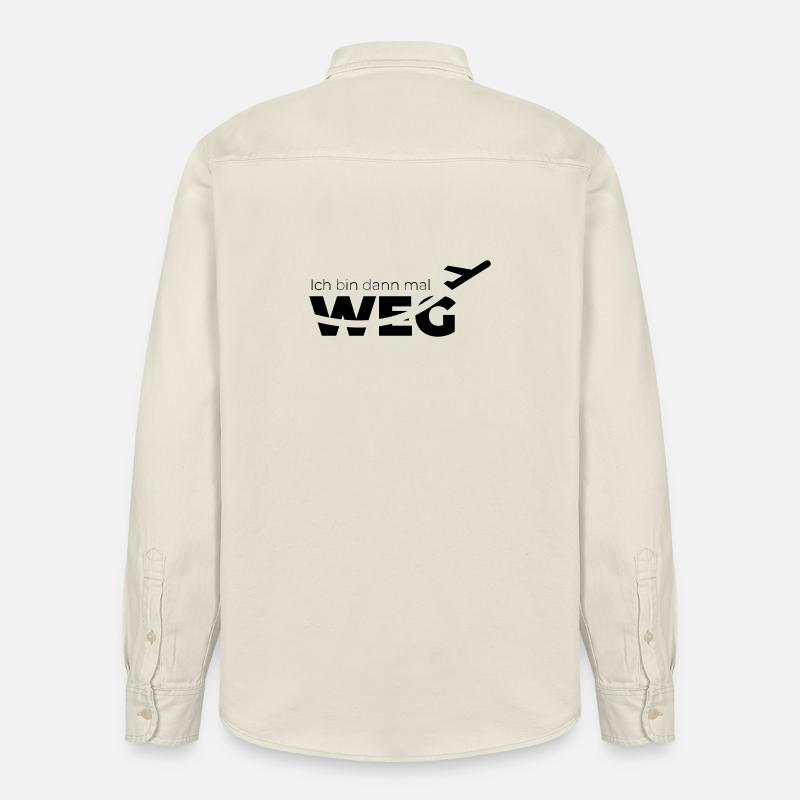Ich bin dann mal weg - Relaxed Fit Unisex Organic Hemd von Stanley/Stella - Natur