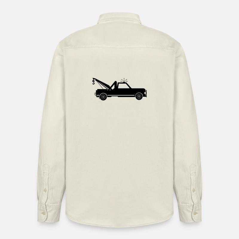 Abschleppwagen - Relaxed Fit Unisex Organic Hemd von Stanley/Stella - Natur