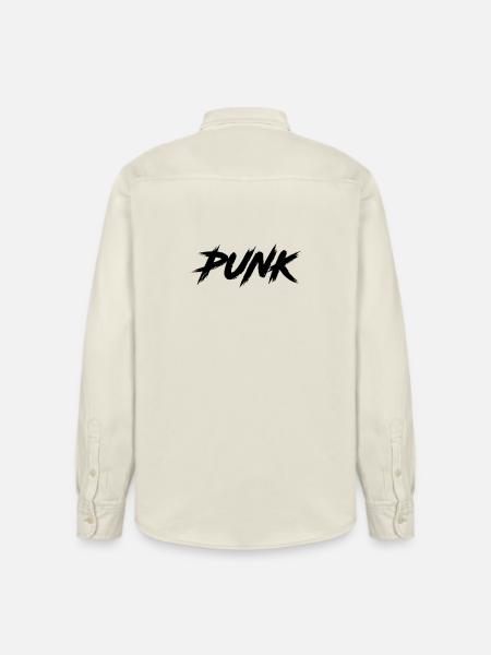 PUNK - Chemise unisexe coupe décontractée bio Stanley/Stella - écru doux