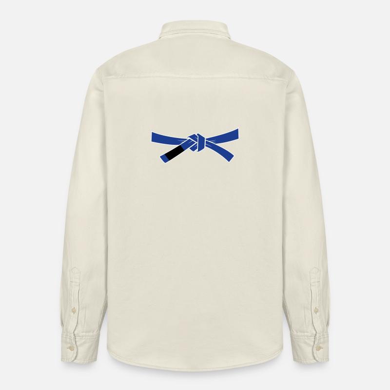 Bluebelt - Blaugurt - Relaxed Fit Unisex Organic Hemd von Stanley/Stella - Natur