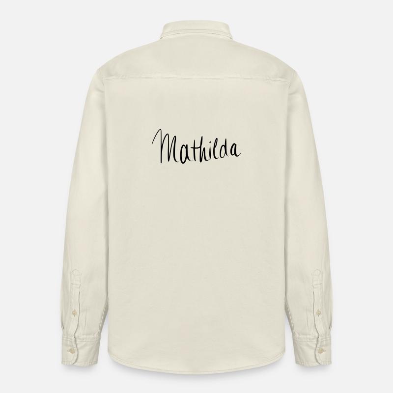 Mathilda - Chemise unisexe coupe décontractée bio Stanley/Stella - écru doux