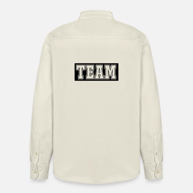 team - Relaxed Fit Unisex Organic Hemd von Stanley/Stella - Natur