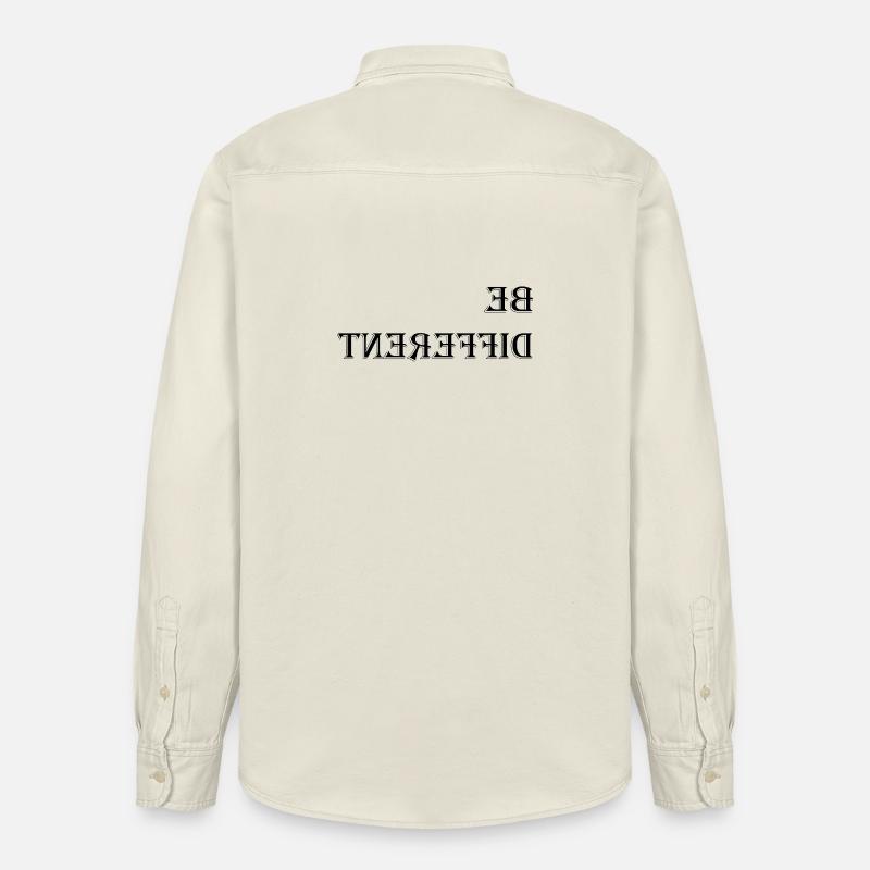 Seien Sie anders - Relaxed Fit Unisex Organic Hemd von Stanley/Stella - Natur