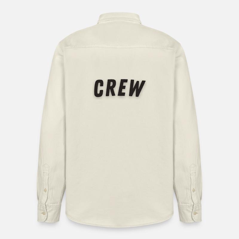 Conception d'équipage d'aventure - Chemise unisexe coupe décontractée bio Stanley/Stella - écru doux