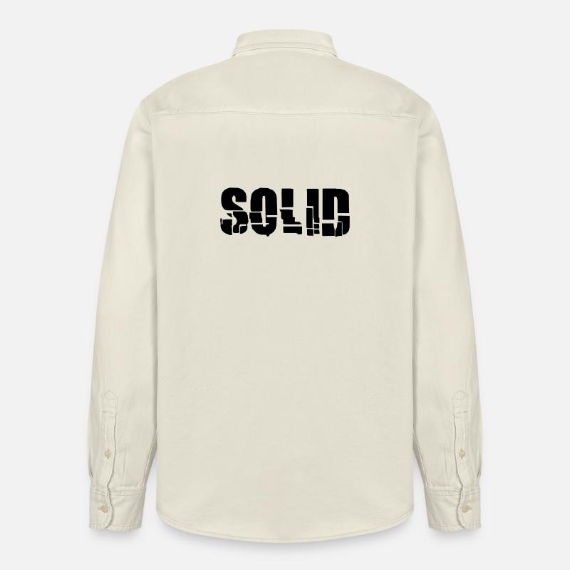 Solid - Relaxed Fit Unisex Organic Shirt by Stanley/Stella - soft Ecru
