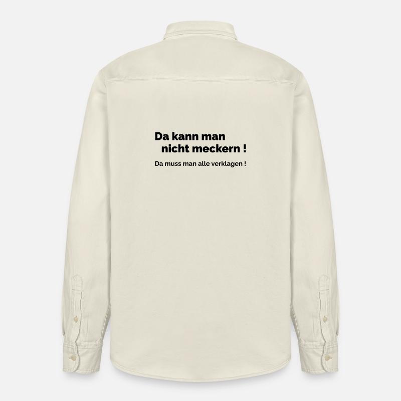 Ne vous plaignez pas - Chemise unisexe coupe décontractée bio Stanley/Stella - écru doux
