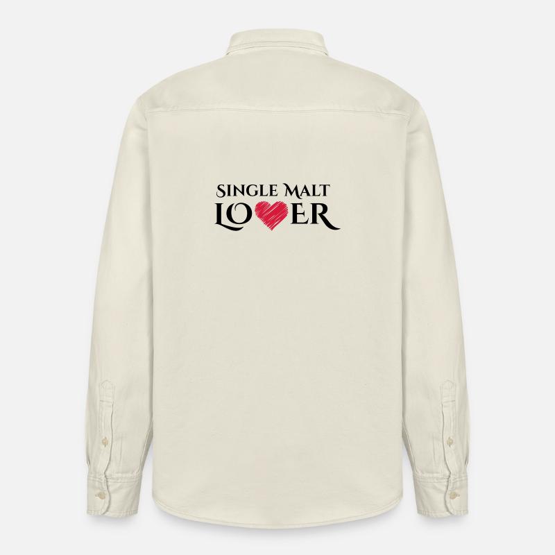 Single Malt Lover - Relaxed Fit Unisex Organic Hemd von Stanley/Stella - Natur