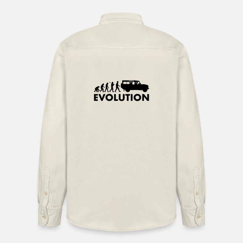 Defender 110 Evolution - Relaxed Fit Unisex Organic Shirt by Stanley/Stella - soft Ecru