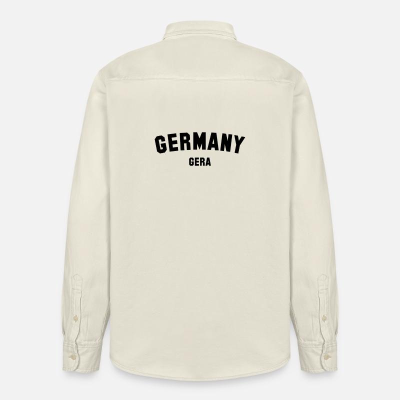 GERA - Relaxed Fit Unisex Organic Hemd von Stanley/Stella - Natur