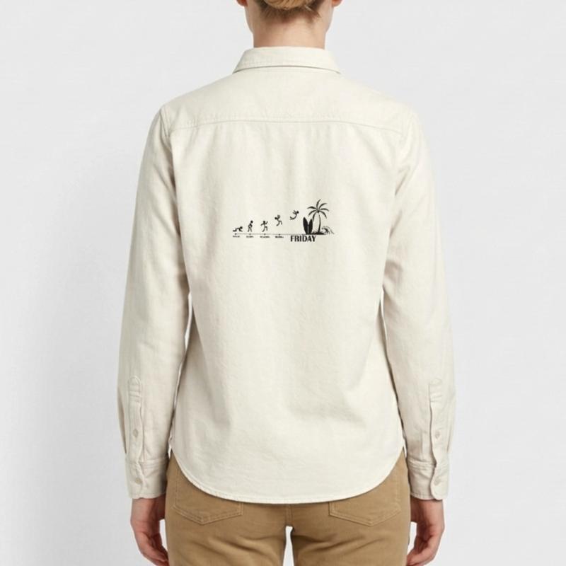 Finally Friday Beach Evolution Relaxed Fit Unisex Organic Shirt by Stanley/Stella