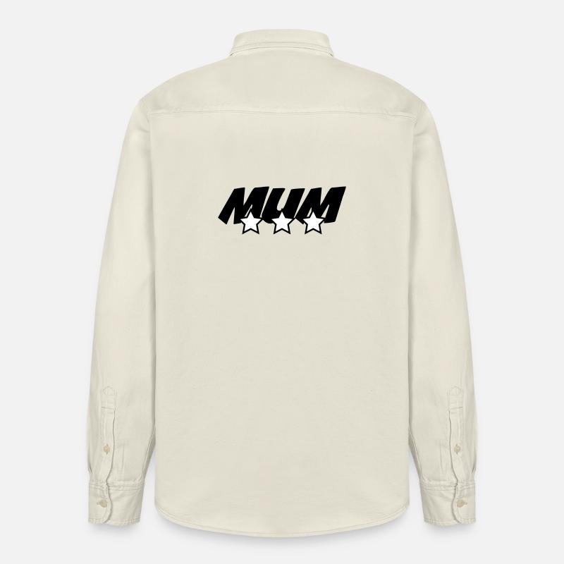 Beste Mama - Muttertag - Relaxed Fit Unisex Organic Hemd von Stanley/Stella - Natur