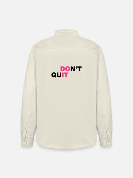 DO_IT - Relaxed Fit Unisex Organic Shirt by Stanley/Stella - soft Ecru