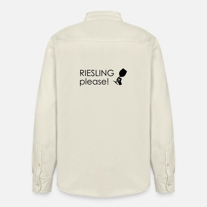 Riesling please! - Relaxed Fit Unisex Organic Hemd von Stanley/Stella - Natur