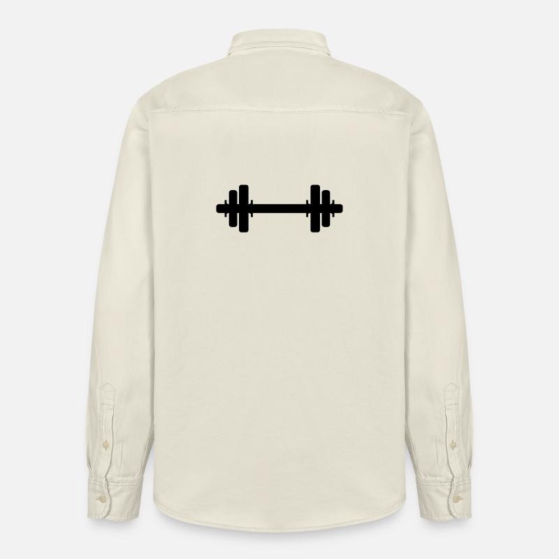 Hantel - Relaxed Fit Unisex Organic Hemd von Stanley/Stella - Natur