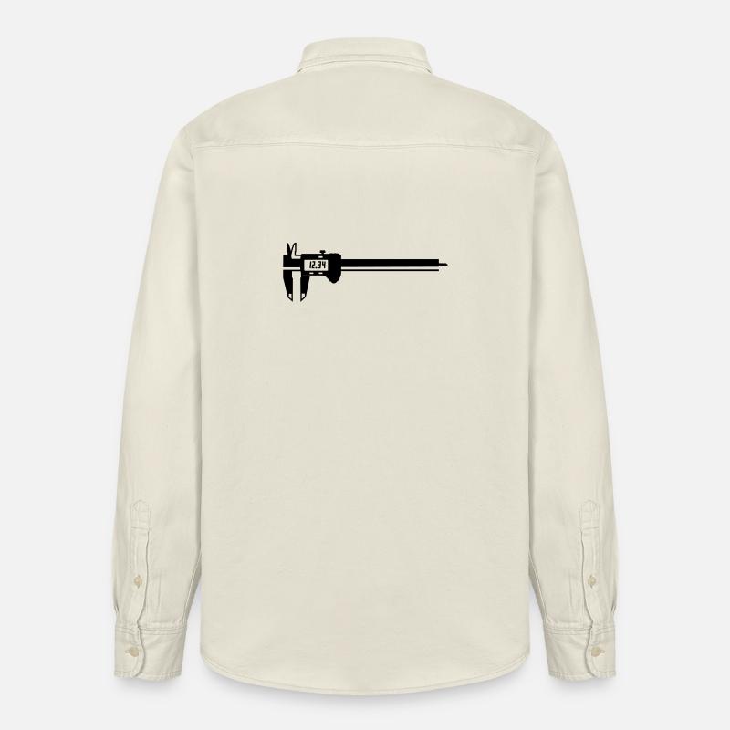 messschieber - Chemise unisexe coupe décontractée bio Stanley/Stella - écru doux