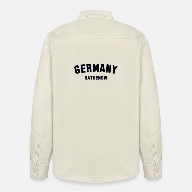 RATHENOW Germany - Relaxed Fit Unisex Organic Hemd von Stanley/Stella - Natur
