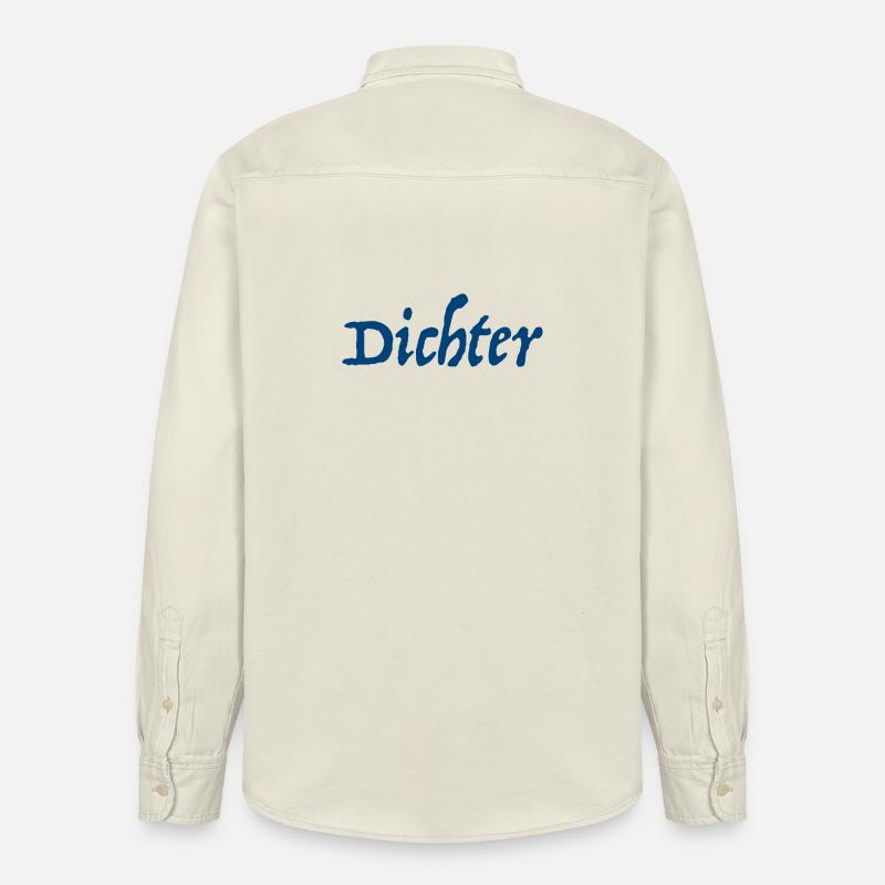 Poet Poem Writer - Relaxed Fit Unisex Organic Shirt by Stanley/Stella - soft Ecru