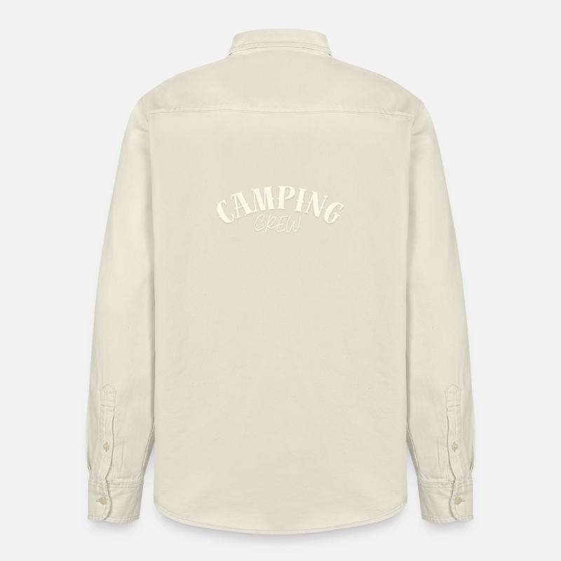Équipe de camping - Chemise unisexe coupe décontractée bio Stanley/Stella - écru doux