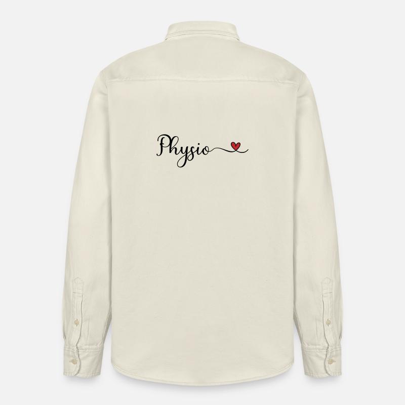 Physio - Relaxed Fit Unisex Organic Hemd von Stanley/Stella - Natur