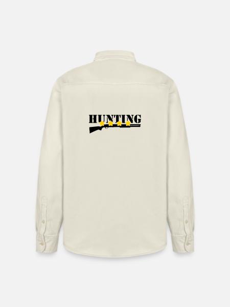 Chasse - Chasseur - Chemise unisexe coupe décontractée bio Stanley/Stella - écru doux