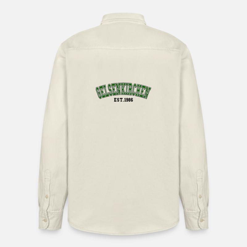 Gelsenkirchen Fondée en 1986 - Chemise unisexe coupe décontractée bio Stanley/Stella - écru doux